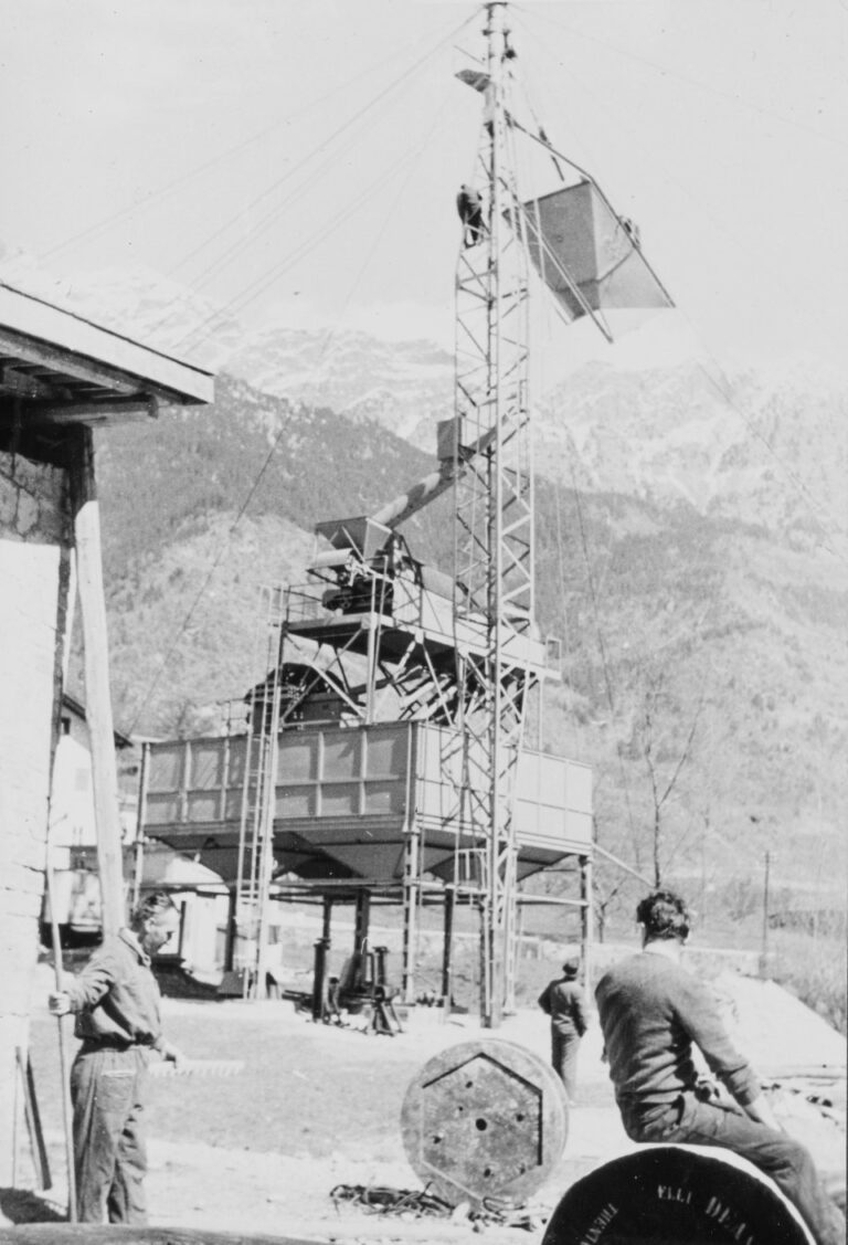Ultimo impianto ghiaia Tel 1959